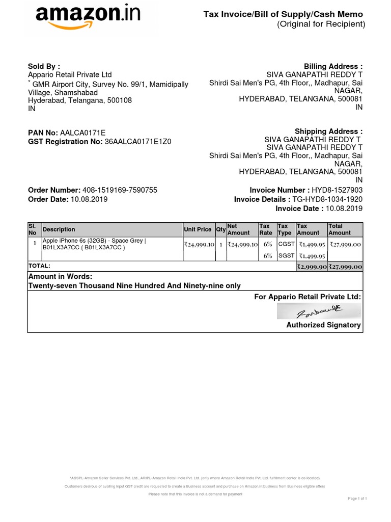 Apple Iphone 7 Invoice Pdf Invoice Government Finances
