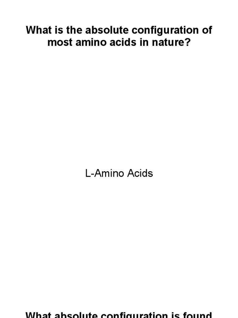 Amino Acids + Peptides + Proteins | PDF | Beta Sheet | Alpha Helix