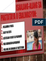 Mga Gabay Sa Pagtataya