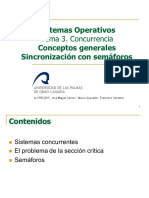 Concurrencia SISTEMAS OPERATIVOS