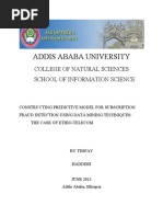 Addis Ababa University: College of Natural Sciences School of Information Science