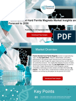 Plastic Bonded Hard Ferrite Magnets Market Insights and Forecast To 2026