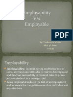 Employability Vs Employable