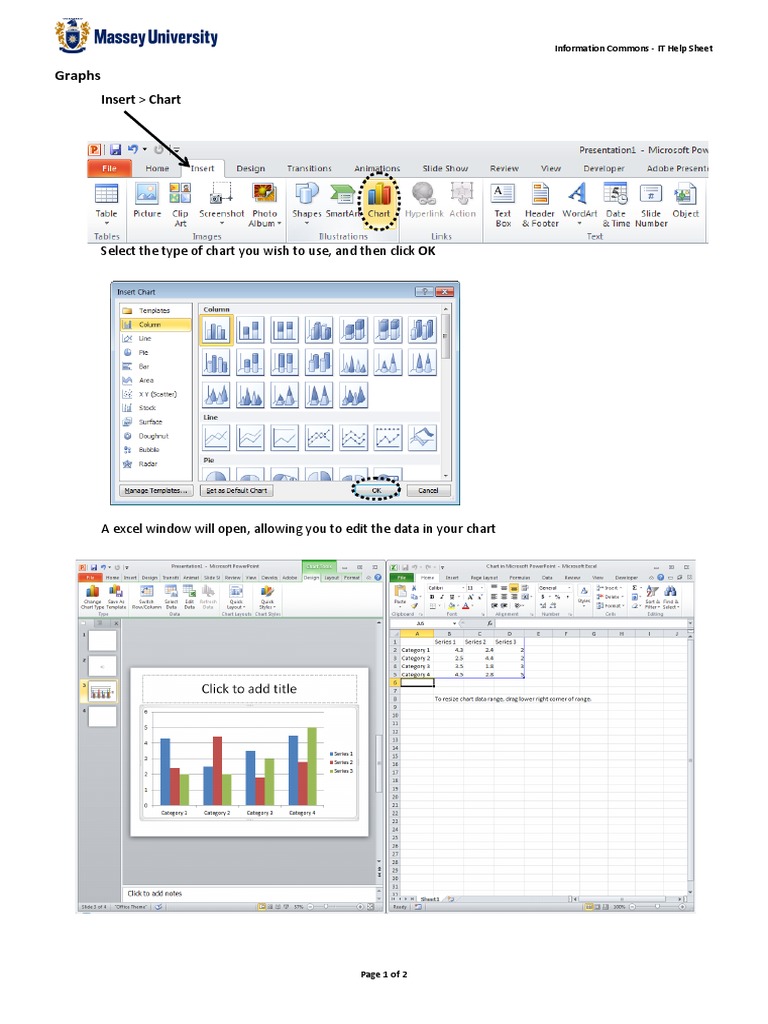 MS PowerPoint Chart and Diagram Guide | PDF
