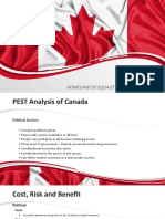 Canada PEST Analysis: Political, Economic, Social and Technological Factors