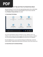 30 Windows 10 Tips and Tricks You Should Know About