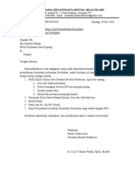 Tindak Lanjut Surat Permohonan Kerjasama Pelayanan Kesehatan