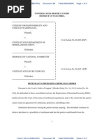 CREW v. DHS: Regarding White House Visitor Logs (Abramoff) : 9/6/06 - Memorandum (Document 38)