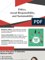 Ethics, Social Responsibility, and Sustainability