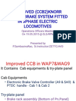Improved (Ccb2) Knorr Bremse Brake System Fitted in 3phase Electric Locomotives