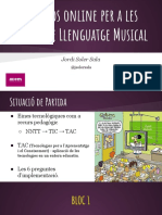 Recursos Online Per A Les Classes de Llenguatge Musical Amb Jordi Soler - Formació ACEM 8 Juny