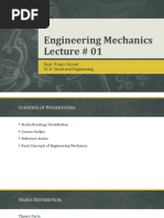 Engineering Mechanics Lecture # 01: Engr. Waqar Ahmad M. SC Structural Engineering