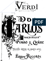 Verdi's Don Carlos Opera at Harvard 1883