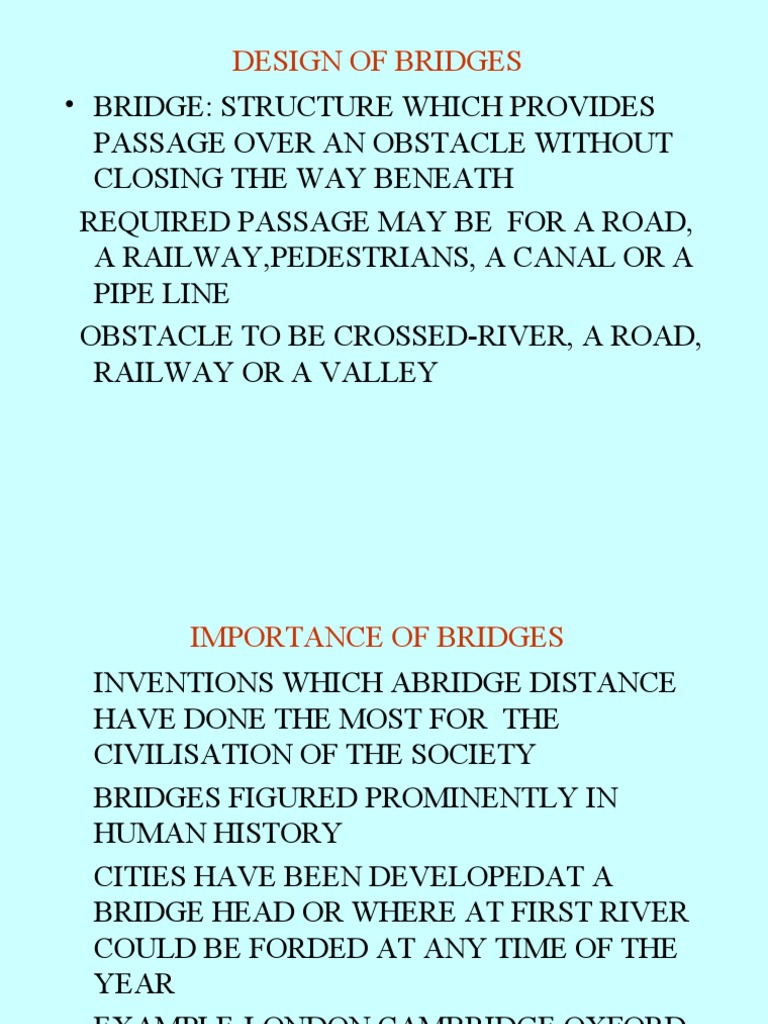 Design of Bridges | PDF | Bridge | Bending