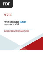 Veritas Netbackup 8.0 Blueprint Accelerator For NDMP