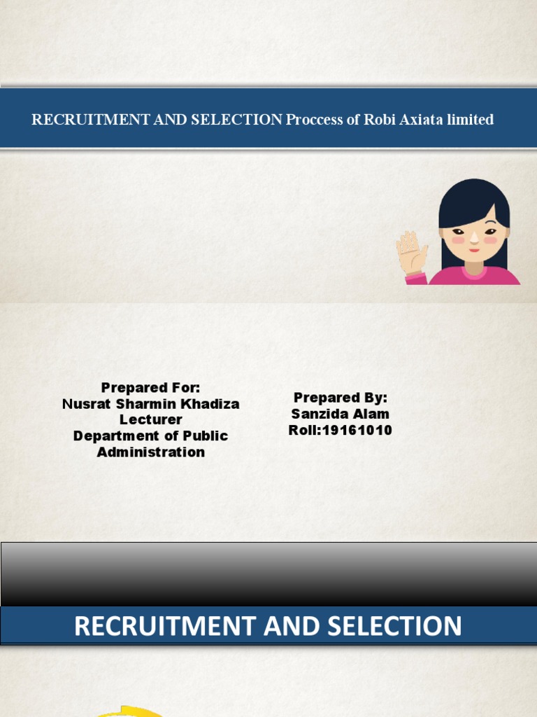 Recruitment Process at Robi Axiata | PDF | Human Resources | Recruitment