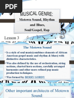 Lesson 3-MUSICAL GENRE