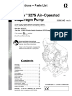 Husky 3275 Air-Operated Diaphragm Pump: Instructions - Parts List