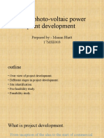 17MSE003 PV Plant Devlopement