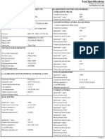 Reference No Test Specifications