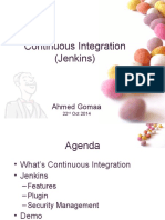 Continuous Integration (Jenkins) : Ahmed Gomaa