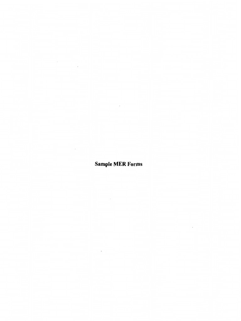 0960-0555 Sample MER Forms PDF | PDF | Patient | Medical Record