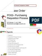 Purchase Order: PO02 - Purchasing Requisition Process