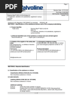 Valvoline - Premium Blue Safety Data Sheet | PDF | Dangerous Goods ...