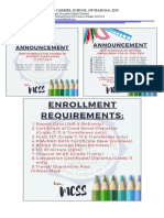 Enrolment and Clearance Signing 2020-2021