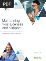 Maintaining Your Licenses and Support: Frequently Asked Questions