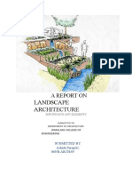 Landscape Architecture: A Report On