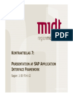 Presentation of Sap Application Interface Framework PDF