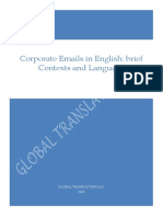 Corporate Emails - Contexts and Language.docx
