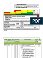 Risk Assessment: Project Name: Se-57, Construction of 10 Villas at Giardino Village