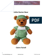 Little Doctor Bear WWW - Clairefairalldesigns.co - Uk