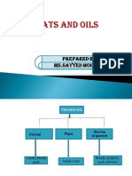 Fats and Oils :structure and Properties