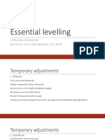 Essential Levelling - Notes