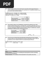 Marketing Test Mark Scheme