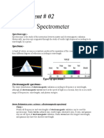 Experiment # 02: Spectrometer