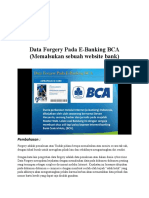 Data Forgery Pada E-Banking BCA - SIM