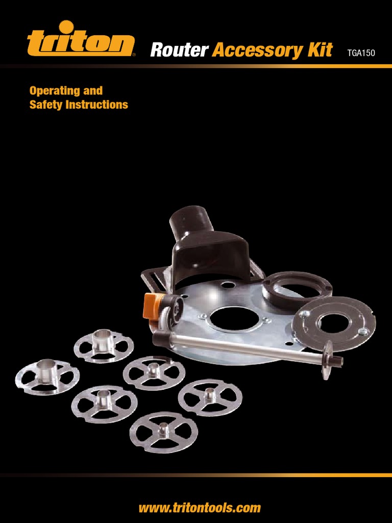 Router: Accessory Kit | PDF | Tools | Equipment