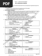 Computer Programming - Unit1