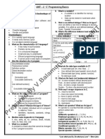 UNIT - 2 C' Programming Basics Part - A (2mark Questions)