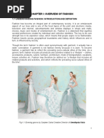 Chapter I: Overview of Fashion: 1.1 Understanding Fashion: Introduction and Definition