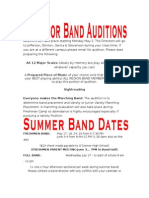 2011 Freshmen Audition Lead Packet Page (Word)