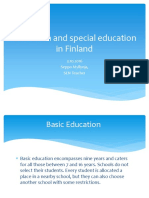Education and Special Education in Finland PDF