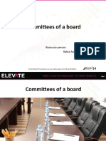 Board Committees: Roles & Responsibilities in Corporate Governance