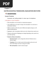 Electro-Acoustical Transducers, Equalisation and Filters: Concept of Transducer