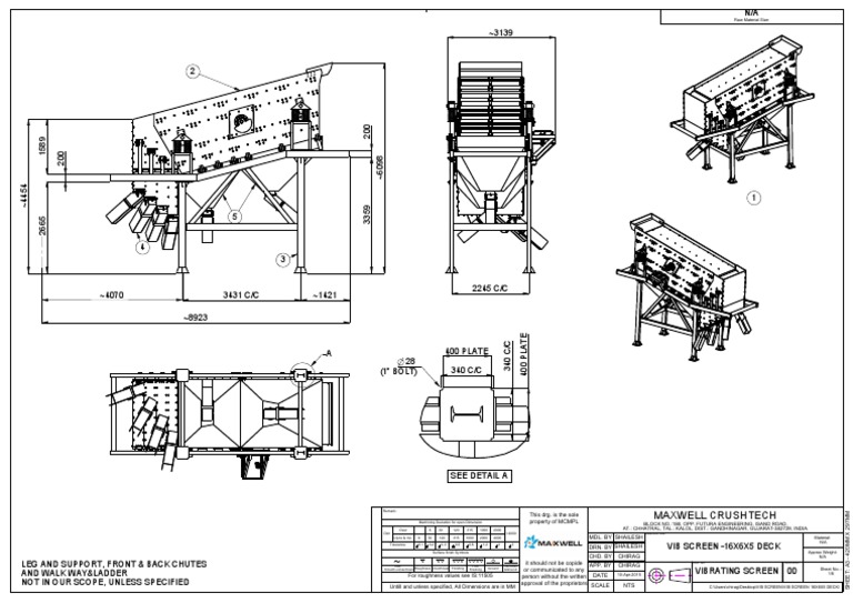 Vibrating Screen Design Specifications | PDF | Building Materials ...