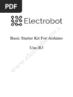 Electrobot Basic Starter Kit For Arduino UNO R3